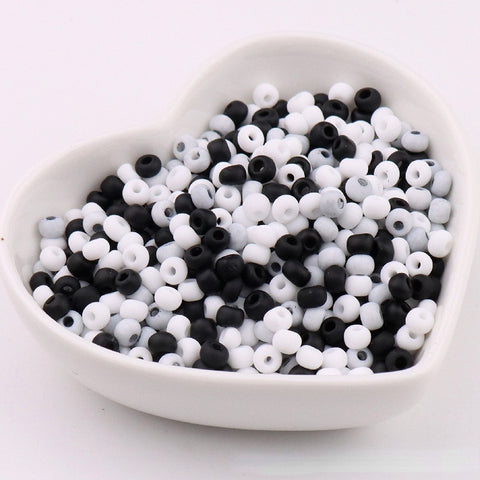 Perles de riz en verre Macaron Super Premium 4 mm