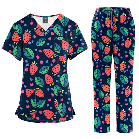 Printed Wash Comfortable Breathable Nurse Uniform
