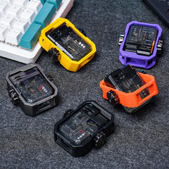 Windproof Transparent Gas Tank Gas Lighters Cool