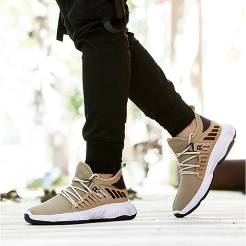 Men Sneakers Breathable Mesh Sports Shoes - Fashionner