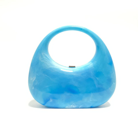Sac à main pour femme en forme d'œuf d'oie fêlé Moon Ice, sac à bandoulière pour dîner