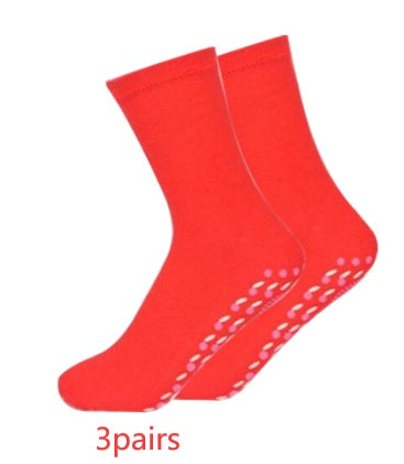Hot Moxibustion Massage Health Care  Warm Feet Cold Socks - Tourmaline Thermal Circulation Self-Heating Shaping Socks, Tourmaline Acupressure Self-Heating Shaping
