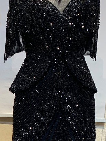 Robe de Soirée Sirène Femme Élégante Reine Banquet