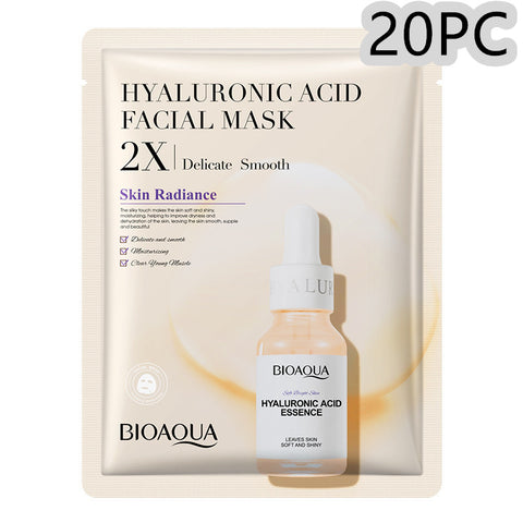Masque facial au collagène hydratant et raffermissant Masque en tissu Acide hyaluronique Masques faciaux Soin de la peau Gel Soin de la peau