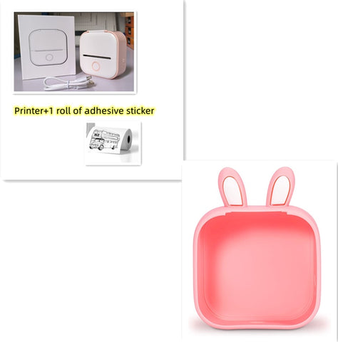 Mini Imprimante Thermique Portable Imprimante Photo Maison Imprimante de Mauvaises Questions pour Étudiant Imprimante d'Étiquettes Mini Bluetooth Étiquette de Prix