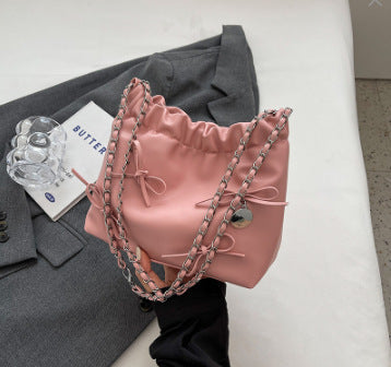 Sac à bandoulière plissé chic