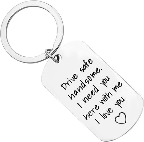 Porte-clés en acier inoxydable Petit cadeau