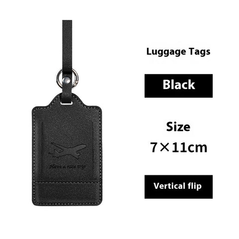 Customized Luggage Anti-lost Listing Tag Travel Boarding Consignment Label