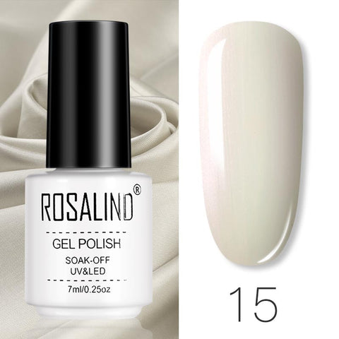ROSALIND Gel Polish Set Manicure for Nails Semi Permanent Vernis top coat UV LED Gel Varnish Soak Off Nail Art Gel Nail Polish - Fashionner