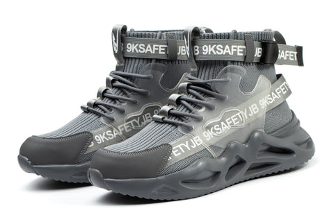 New Style Anti-Smashing Safety Protective Shoes Mesh Breathable Anti-Piercing Work Shoes PU Soft Sole Light Shoes For Men - Fashionner