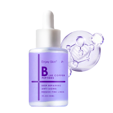 Sérum Visage Biologique et Végan Enjoy Skin, Éclaircissant Anti-âge, Peptides de Cuivre, 30 ml