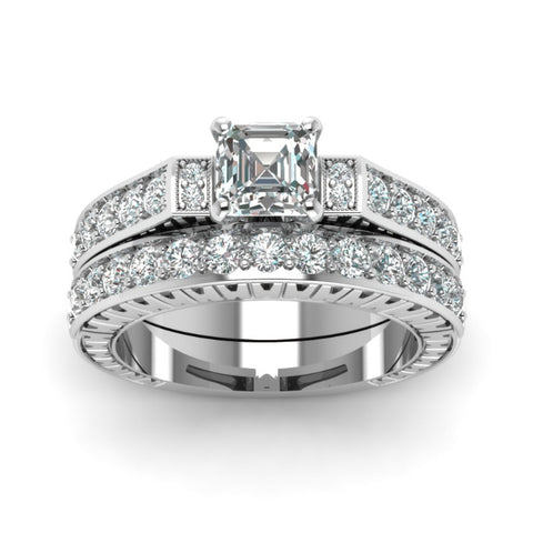 Buy Micro-Paved Square Zircon Couple Rings For Women online at Fashionner.