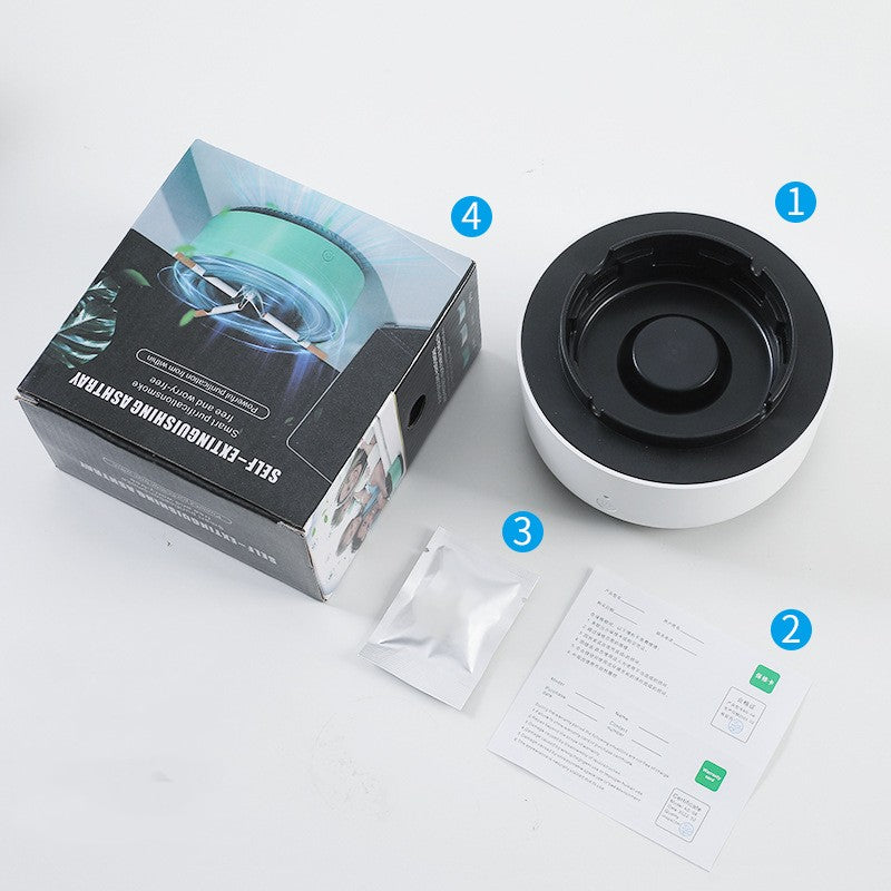 Buy Smoke Removal Air Purification Ashtray Anion Purification Practical Automatic Purifier Ashtray Portable Gadgets For Car Ashtray online at Fashionner.