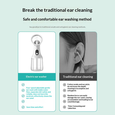 Nettoyeur de conduit auditif portable intelligent - Outil de retrait de cérumen à usage domestique pour un nettoyage d'oreille sûr