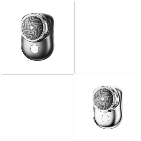 Mini rasoirs électriques portables sans fil pour le visage, rechargeables par USB, rasoir électrique humide et sec indolore, petite machine à raser pour hommes