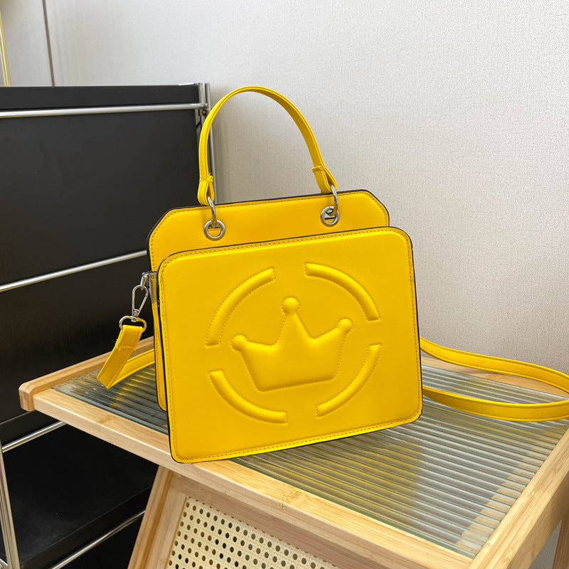 Women's Shoulder Bag Embossed Simple Cross-border PU Soft Leather Textured - Fashionner