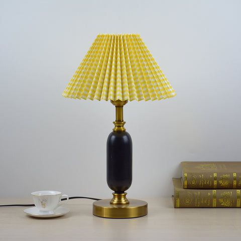 Lampe décorative de chambre principale de mariage en céramique de style chinois chaleureux