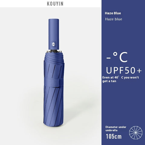 Full-automatic Folding Umbrella Rain And Rain Dual-purpose Sunshade
