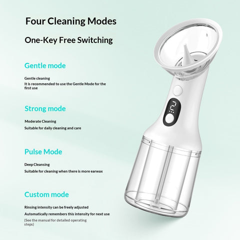 Nettoyeur de conduit auditif portable intelligent - Outil de retrait de cérumen à usage domestique pour un nettoyage d'oreille sûr