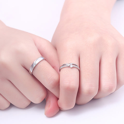 Bague de couple Une bague simple
