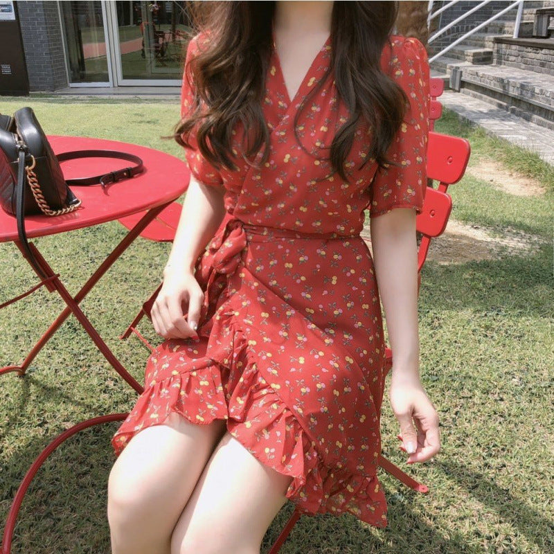 Chic Girl's First Love Floral Dress