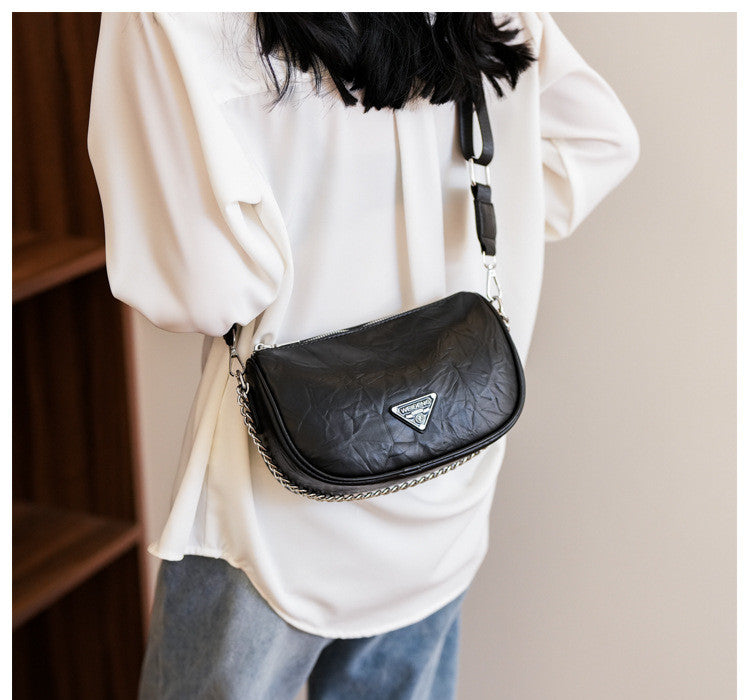 Fashion Women's Shoulder Messenger Bag Soft Texture - Fashionner