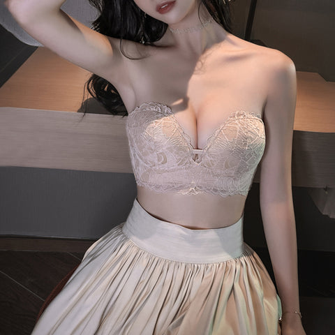 Buy Strapless Bra Underwire Invisible Underwear online at Fashionner.