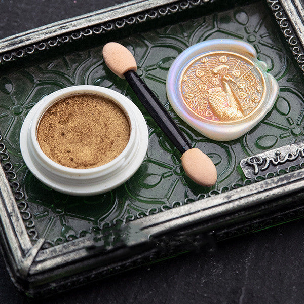 Fire Lacquer Seal Gold Powder Fire Lacquer Cream Glitter Beads