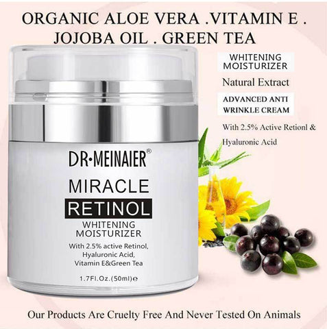 Retinol Moisturizing Cream Shrinks Pores And Restores Skin Care - Fashionner