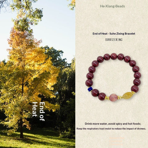 Buy Herbal Incense Bead Bracelet Of The Twenty-Four Solar Terms online at Fashionner.