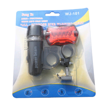 Bicycle Light LED Safety Warning Light Mountain Bike Riding Equipment Bicycle Light Set Bicycle Tail Light - Fashionner