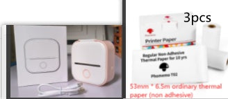 Mini Imprimante Thermique Portable Imprimante Photo Maison Imprimante de Mauvaises Questions pour Étudiant Imprimante d'Étiquettes Mini Bluetooth Étiquette de Prix