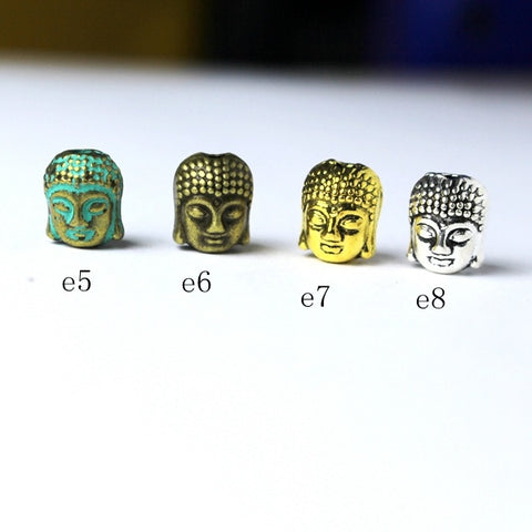 Accessoires de bijoux DIY en argent tibétain, perles intercalaires, perles de matière, semis en or et argent anciens, perles d'argent, perles de perles