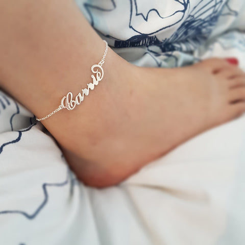 Bracelets de cheville personnalisés d'été pour femmes, en acier inoxydable, chaîne à maillons, couleur or, plage de sable, bijoux exquis, cadeau