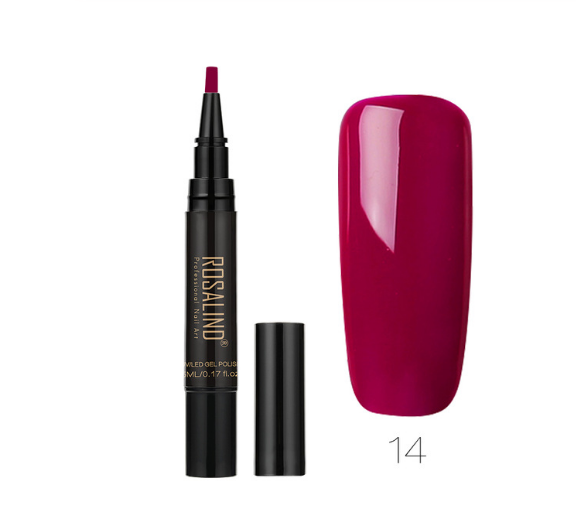 5ml Solid Color Nail Art Pen Nail Glue for Nail Art - Fashionner