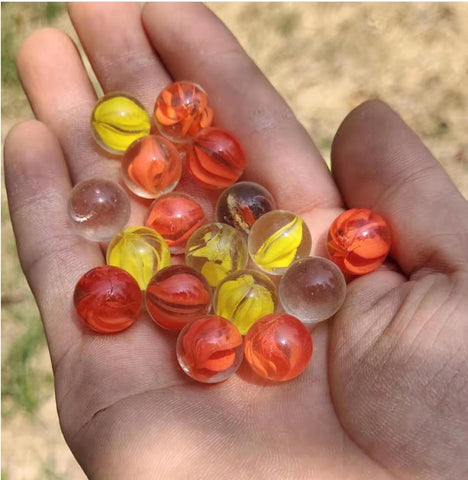 Décoration de réservoir à poissons en billes de verre de jeu