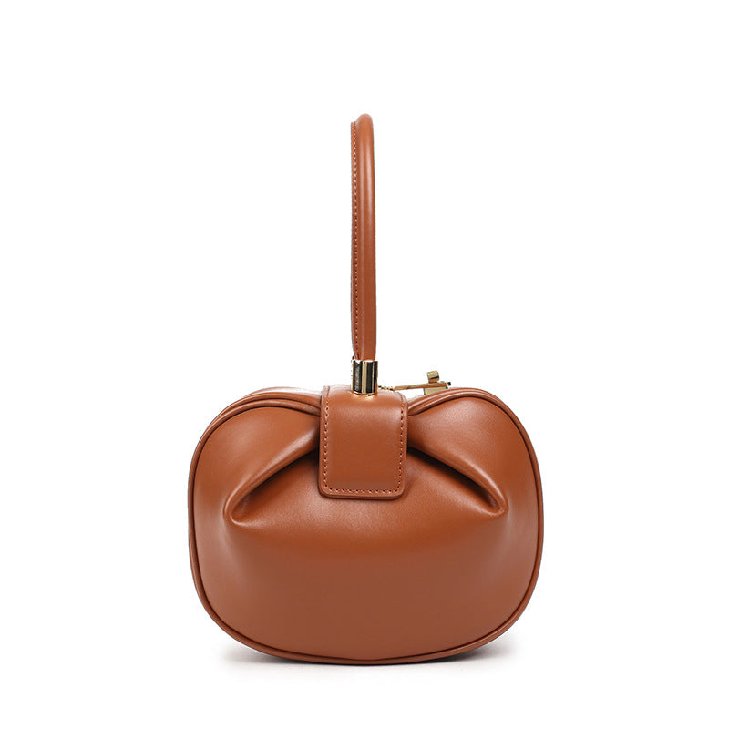 Leather handbags fashion dumplings handbag - Fashionner