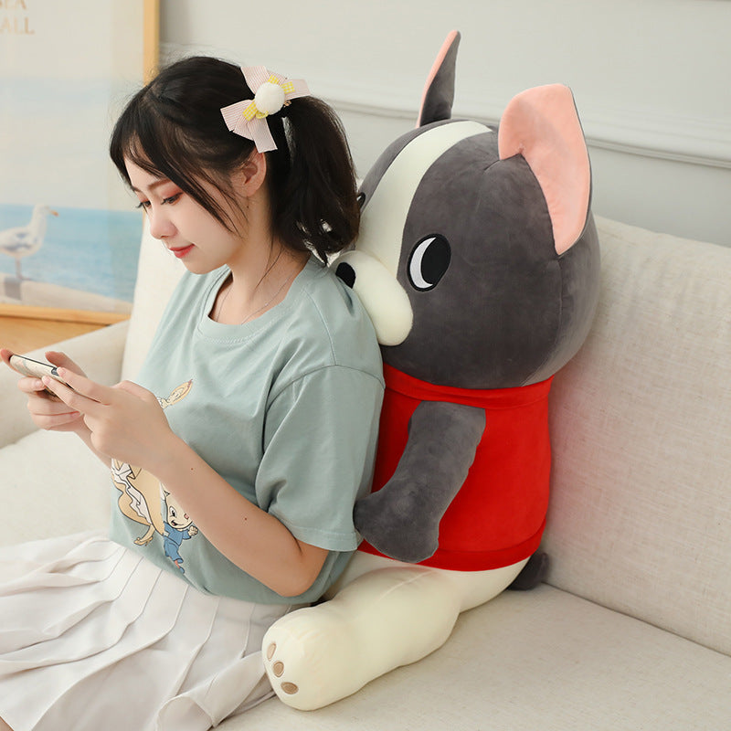 Bulldog plush toy doll
