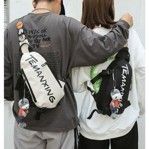 Chest Sports Student Shoulder All-match Boys Waist Bag Crossbody Small Female Messenger Bag Men - Fashionner
