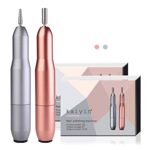Electric Nail Drill Machine Manicure Machine Set USB Charging Mill Cutter For Manicure Nail File Pedicure Tool Nail Drill Set - Fashionner