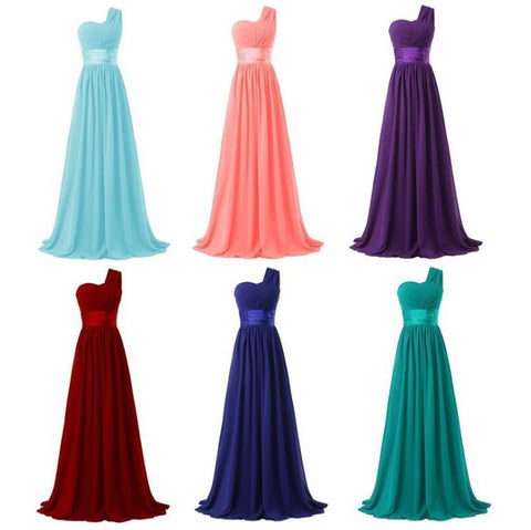 Longue robe de soirée de banquet multicolore
