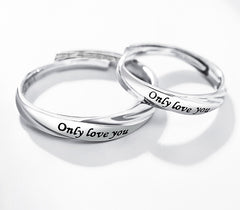 Sterling Silver Couple Ring