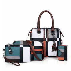 New Luxury Handbags Plaid Women Bags Designer - Fashionner