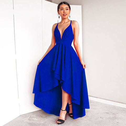 Robe de soirée à lacets