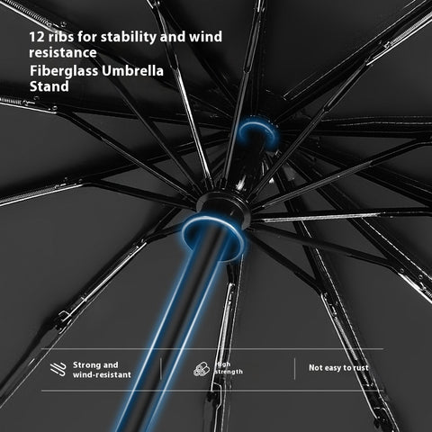 Full-automatic Folding Umbrella Rain And Rain Dual-purpose Sunshade