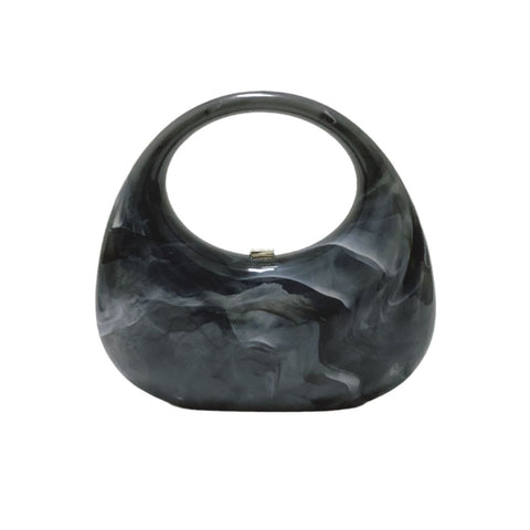 Sac à main pour femme en forme d'œuf d'oie fêlé Moon Ice, sac à bandoulière pour dîner
