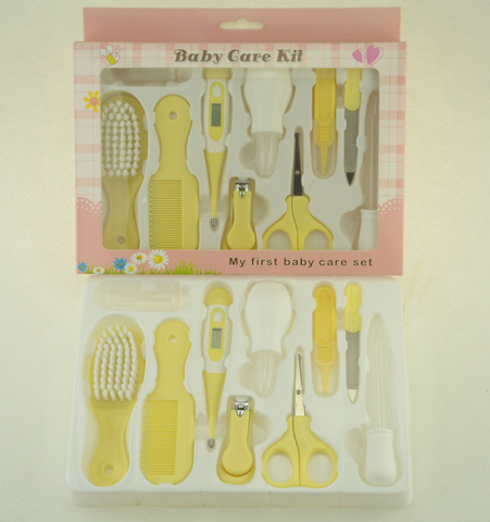 Maternal and Infant Thermometer Feeding Nasal Nasal Care 10 Piece Set Baby Manicure Clamp Nail Clipper Set - Fashionner