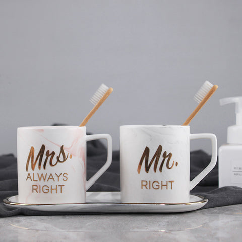 Marbling Couple Mug