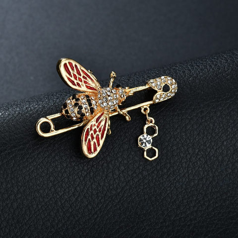 Broche abeille personnalisée