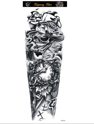 Buy Original Big Picture Full Arm Waterproof Tattoo Sticker online at Fashionner.